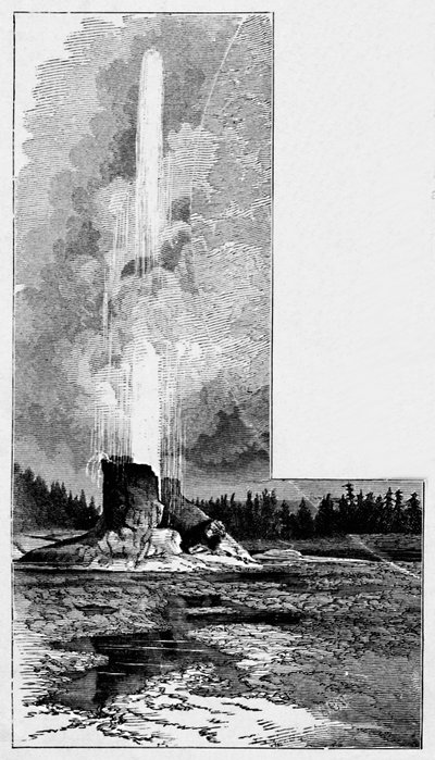 Olbrzymi gejzer, 1883 autorstwa Unbekannt