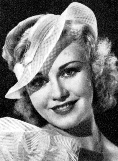 Ginger Rogers, amerykańska aktorka, 1934-1935 autorstwa Unbekannt