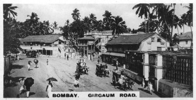 Girgaum Road, Bombaj, Indie, ok. 1925 r. autorstwa Unbekannt
