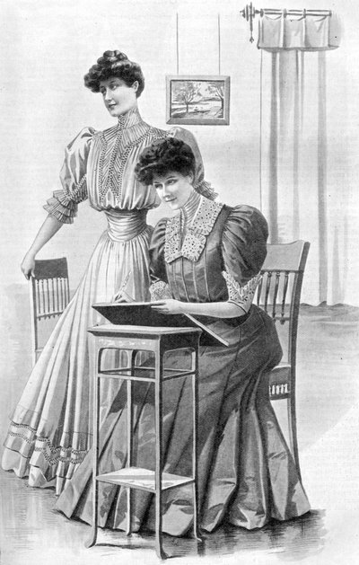 Dziewczęcy strój na listopad 1905 autorstwa Unbekannt