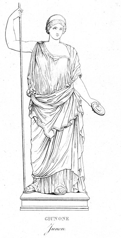 Juno Junon, c1850 autorstwa Unbekannt
