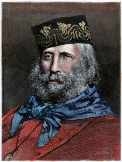 Giuseppe Garibaldi, włoski patriota, 1882 autorstwa Unbekannt