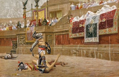 Gladiatorzy na rzymskiej arenie autorstwa Unbekannt
