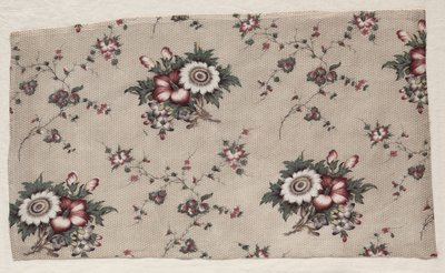 Glazurowany fragment perkalu, ok. 1930 r. 1830. autorstwa Unbekannt