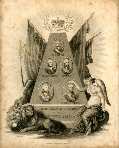 Bóg daje zwycięstwo Anglii, 1816. autorstwa Unbekannt