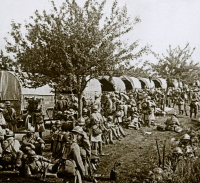 Podążanie w górę linii do Verdun, północna Francja, c1914-c1918 autorstwa Unbekannt