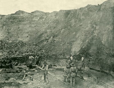 Wydobywcy złota w pobliżu Beechworth, 1901. autorstwa Unbekannt