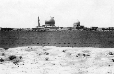 Złota kopuła meczetu Samarra, Mezopotamia, 1918 autorstwa Unbekannt