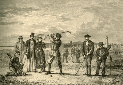 Golf on the Links, 1898. autorstwa Unbekannt