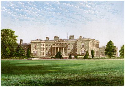Gopsal Hall, Leicestershire, dom Lorda Howe, ok. 1880 r. autorstwa Unbekannt