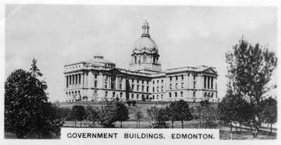 Budynki rządowe, Edmonton, Alberta, Kanada, ok. 1920 r. autorstwa Unbekannt