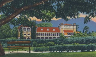 Rezydencja gubernatorów, Trynidad, BWI, c1940. autorstwa Unbekannt