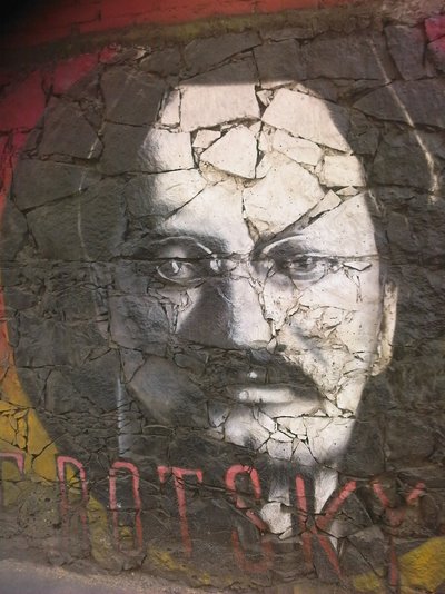 Graffiti Lwa Trockiego autorstwa Unbekannt