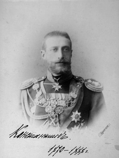 Wielki Książę Konstantyn Konstantynowicz Rosji, 1880s autorstwa Unbekannt