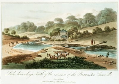 Kanał Grand Junction, Northamptonshire, 1819 autorstwa Unbekannt