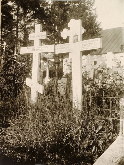 Groby na cmentarzu Klasztoru Nowych Dziewic Nowodziewiczy, Moskwa, Rosja, 1929 autorstwa Unbekannt