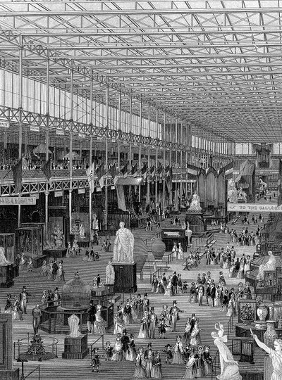 Wielka Wystawa w Crystal Palace, Hyde Park, Londyn, 1851 autorstwa Unbekannt