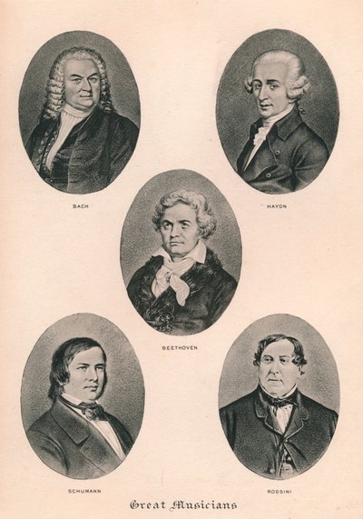 Wielcy Muzycy - Płyta III., 1895 autorstwa Unbekannt