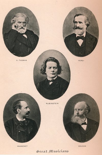 Wielcy Muzycy - Płyta I., 1895 autorstwa Unbekannt