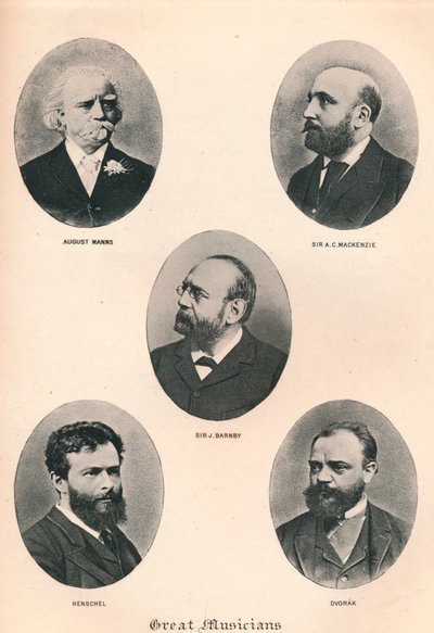 Wielcy Muzycy - Płyta VIII., 1895 autorstwa Unbekannt