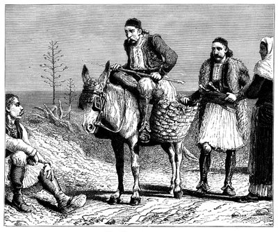 Greccy chłopi, ok. 1890 autorstwa Unbekannt