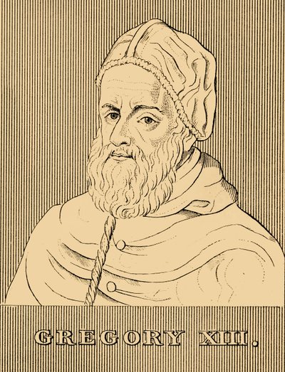 Grzegorz XIII, 1502-1585, 1830. autorstwa Unbekannt