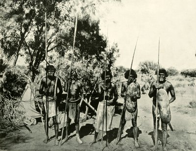 Grupa Aborygenów, Queensland, Australia, 1901. autorstwa Unbekannt