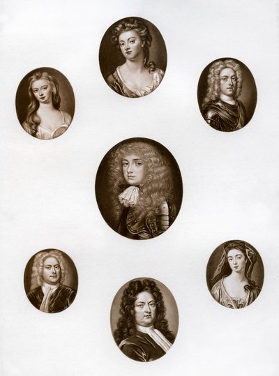 Grupa portretów, koniec XVII - początek XVIII w. 1906 autorstwa Unbekannt