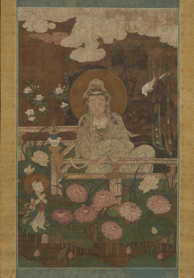 Guanyin jako bodhisattwa dziewięciu lotosów, 1593. autorstwa Unbekannt