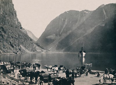 Gudvangen, Naeroyfjord, 1914. autorstwa Unbekannt