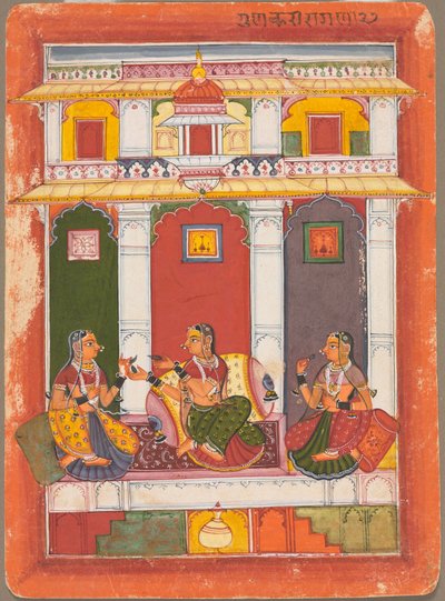 Gunakali Ragini, 1675-1725. autorstwa Unbekannt