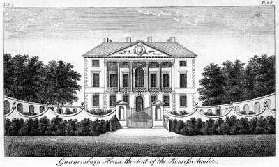 Gunnersbury House, siedziba księżniczki Amelii autorstwa Unbekannt
