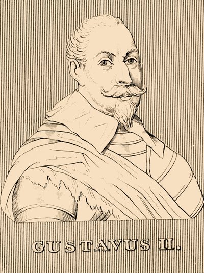 Gustaw II, 1594-1632, 1830. autorstwa Unbekannt