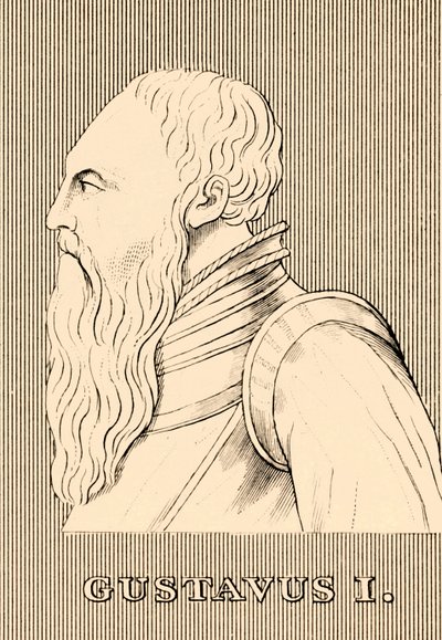 Gustaw I, 1496-1560, 1830. autorstwa Unbekannt