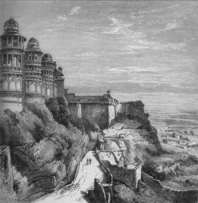 Gwalior, ok. 1880 r autorstwa Unbekannt