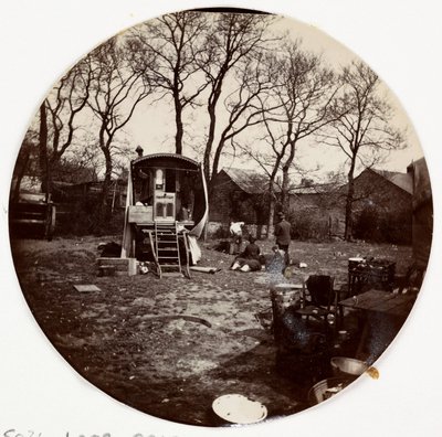 „Obóz cygański”, ok. 1890 autorstwa Unbekannt
