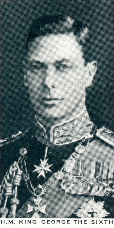 HM Król Jerzy Szósty, 1937 autorstwa Unbekannt