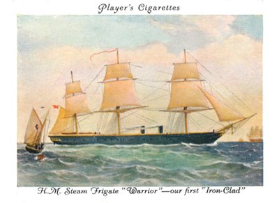 H.M. Wojownik parowej fregaty — nasz pierwszy żelazny pancernik, 1936 r. autorstwa Unbekannt