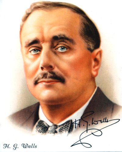 H.G. Wells, angielski pisarz i historyk popularny, 1927 autorstwa Unbekannt