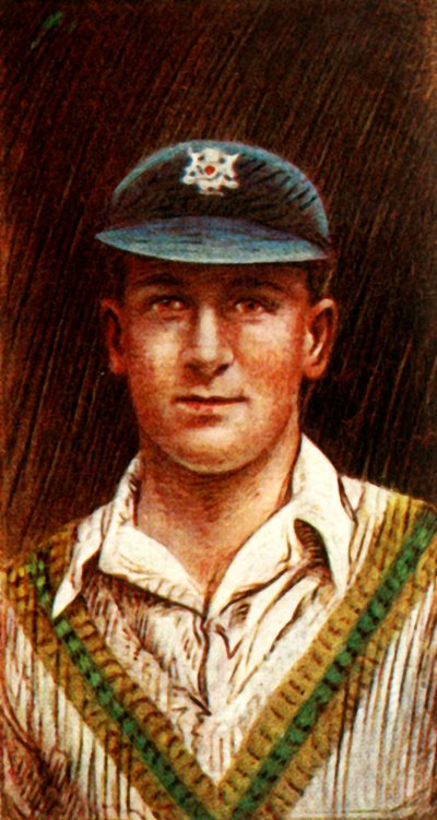 H. Larwooda Nottsa, 1928. autorstwa Unbekannt