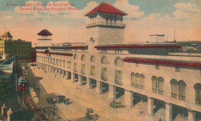 Hawana: Urząd Celny i Dock San Francisco. Custom House, San Francisco Wharf, Kuba, c1910 autorstwa Unbekannt