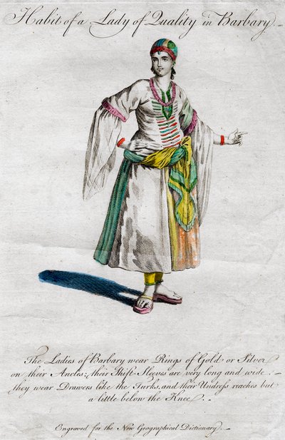 Habit Pani Jakości na Barbary, XVIII-XIX w. autorstwa Unbekannt