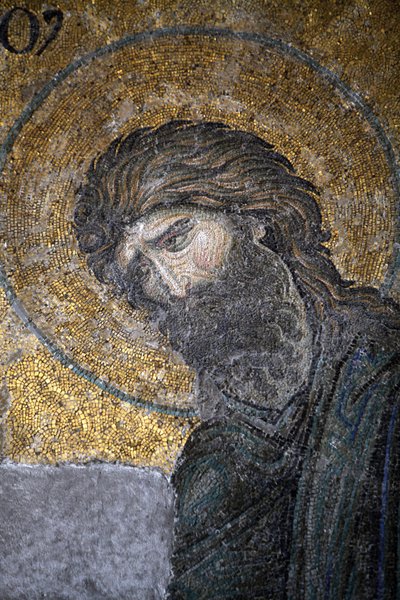 Mozaika Hagia Sophia Deesis - Jan Chrzciciel Stambuł Turcja autorstwa Unbekannt