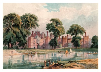 Pałac Hampton Court, 1880 autorstwa Unbekannt