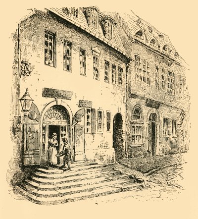 Miejsce urodzenia Handelsa, Halle, Saksonia, 1907. autorstwa Unbekannt