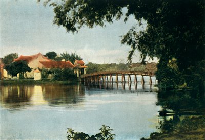 Ha Noi. Małe jezioro w Hanoi. Małe jezioro, 1900. autorstwa Unbekannt