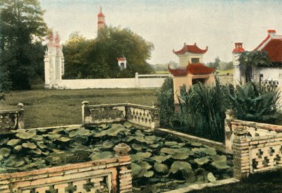 Ha Noi. Pędzel Pagoda, Hanoi. Cel Pagoda Thap, 1900. autorstwa Unbekannt