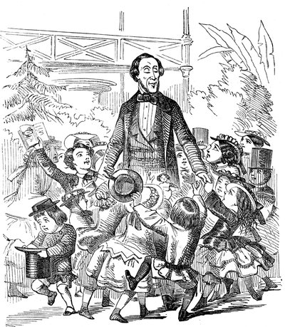 Hans Christian Andersen 1805-1875, duński autor, 1857 autorstwa Unbekannt