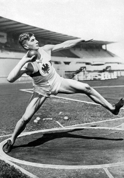 Hans Heinrich Sievert, niemiecki sportowiec, 1936 autorstwa Unbekannt