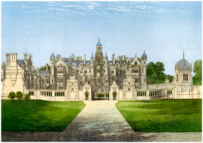 Harlaxton Manor, Lincolnshire, dom rodziny Gregory, ok. 1880 autorstwa Unbekannt